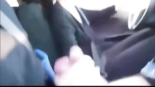 Female Uber Driver Gives Her Passenger A Handjob 2