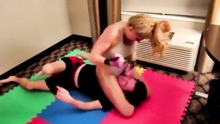 Lia brutal scissors and beatdown