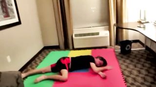 Lia brutal scissors and beatdown