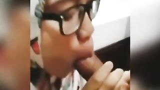 SandpDecent - Tudung Virgin Uni Student Nerd Cum on Face 2