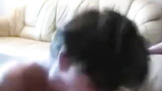 Big dick in her ass then sucks him dry