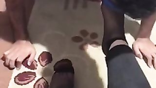Iranian foot worship(age film darid is telegram bedid tabadol bezanim)