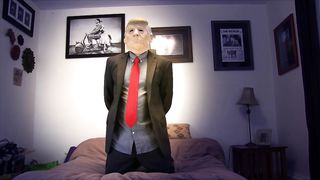 Mistress B wrestling and ballbusting