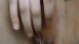 Amateur public facial on stairway