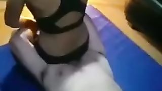 wrestling femdom facesitting smother