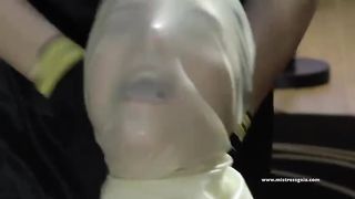 Mistress Gaia lezdom bagging smothering torture