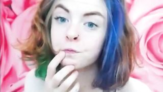 Her Name ? sweet girl tattooes masturbates on cam 2