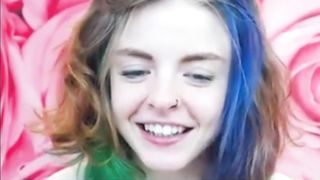 Her Name ? sweet girl tattooes masturbates on cam 2