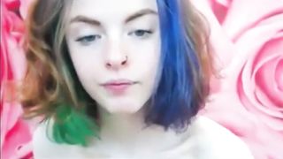Her Name ? sweet girl tattooes masturbates on cam 2