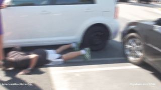 Public housewife foot humiliation