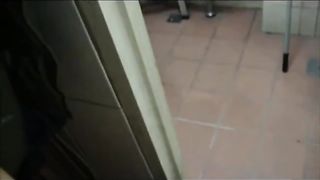 Chinese Cutie Sucking Cock In Public Bathroom 2