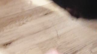 Mistress Israeli with slave at her feets