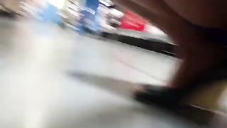 Quick fuck and squirt at Walmart