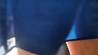 Quick fuck and squirt at Walmart