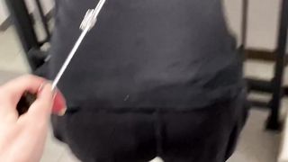 Mistress Israeli with his slave at home