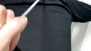 Mistress Israeli with his slave at home