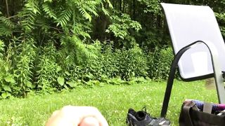 Public Mutual Masturbation at Nudist Club