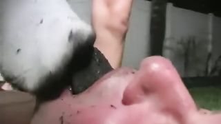 Femdom clean dirty feet and socks