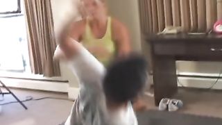 Tall girl wrestling 3