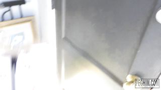 PegHim - Siouxsie Q gets dirty in the kitchen and sticks a banana in his ass