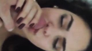 Amateur Blowjob and Facial