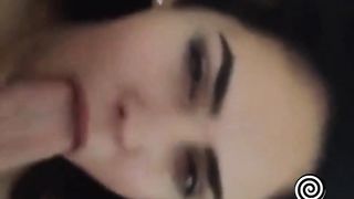 Amateur Blowjob and Facial