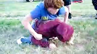 mixed wrestling real grapevine