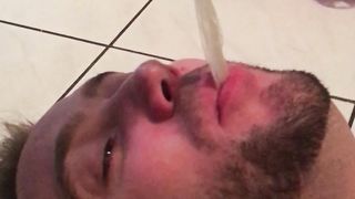 A condom filled with Alpha cum