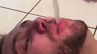 A condom filled with Alpha cum