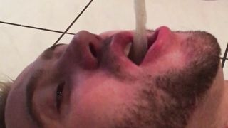 A condom filled with Alpha cum