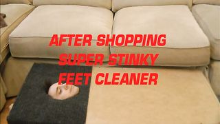 After shopping stink footgirls