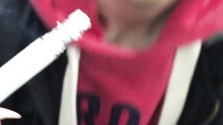 Bitch cleaned My car while I smoked my sigarette and ashed in his mouth