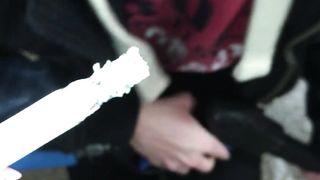 Bitch cleaned My car while I smoked my sigarette and ashed in his mouth