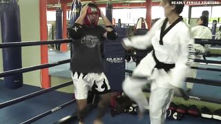 DeadlyFemaleFighters - T-Ana & Matea Beatdown