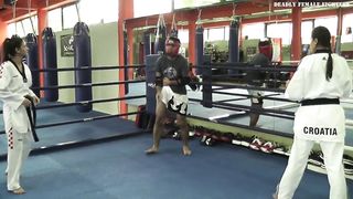 DeadlyFemaleFighters - T-Ana & Matea Beatdown