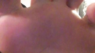 There you go My little footboy. Sweaty and smelly soles for you to sniff and lick