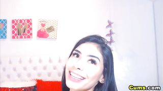 Hot and Pretty Babe Squirts After an Intense Masturbation