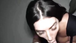 Deepthroat going cross-eyed