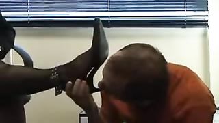 slave feet in the job