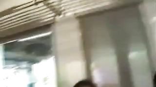 Superbe Asian.Nude In Public Exhibitionist Exposure Subway