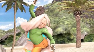 tall woman bearhug little man