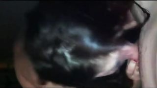 Crying and continuing to suck