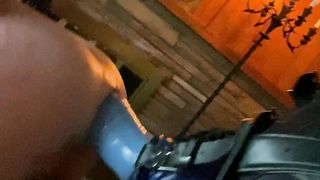 Mistress Damazonia fuckins slave ass