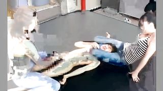 japanese tall girl mixed wrestling