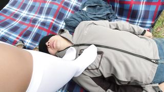 Sexy Mistress School Uniform White Knee Socks 