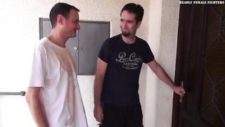 Ana karate girl ballbusting