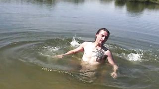 wrestling in water