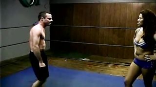 Asian girl vs old man