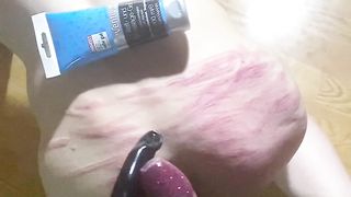 Evilwoman with stupid slave