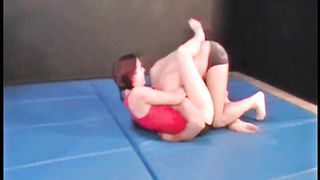 mixed wrestling Aiden v Carlos